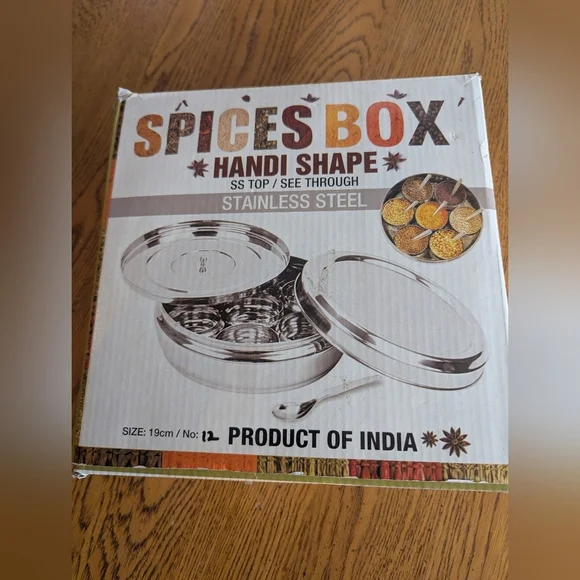 Stainless Steel Spice Box New In Box. - Picture 2 of 7